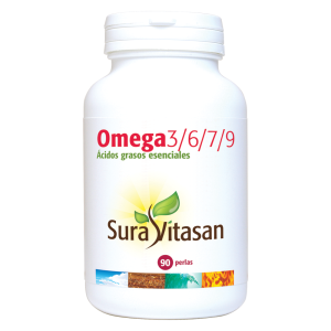 Complejo vitamínico de Omega 3, 6, 7, 9 - Sura Vitasan perlas de Omega 3 6 7 9