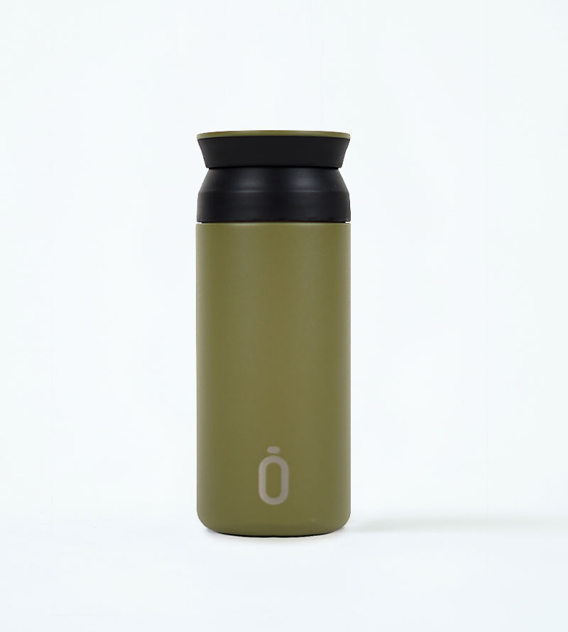 Cup térmico color verde laurel botella cup térmico verde Laurel
